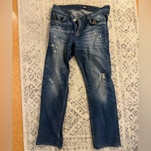 Hudson Byron men’s 33 distressed jeans
